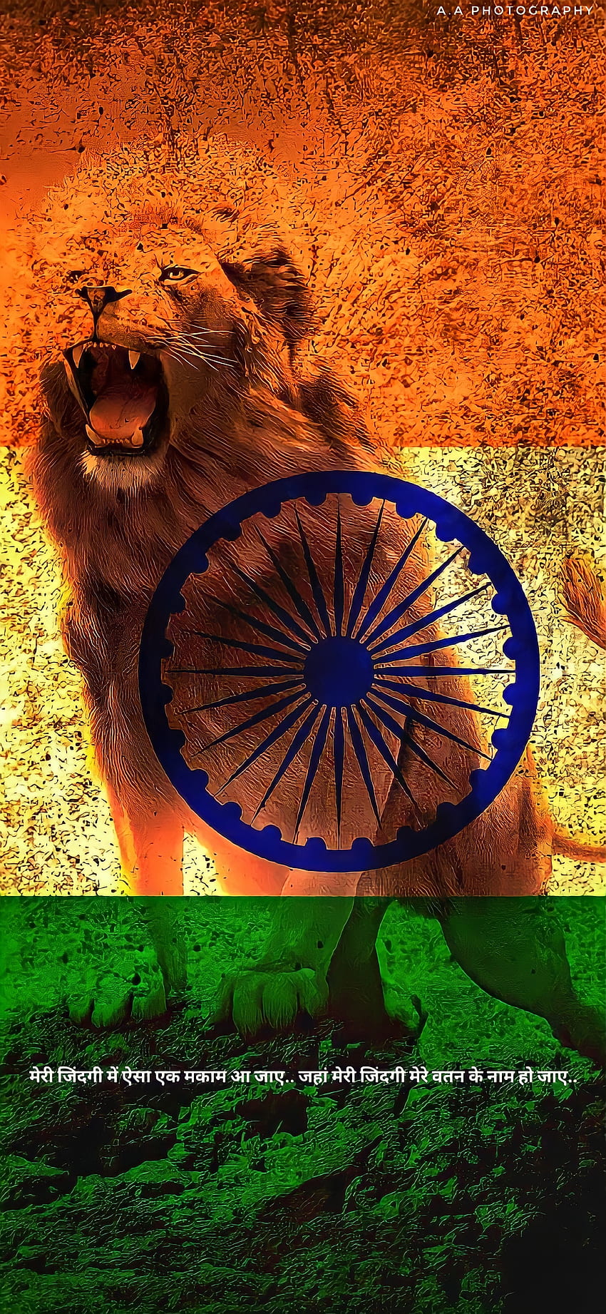 INDIAN FLAG BY ARSHIT, big_cats, art HD phone wallpaper | Pxfuel