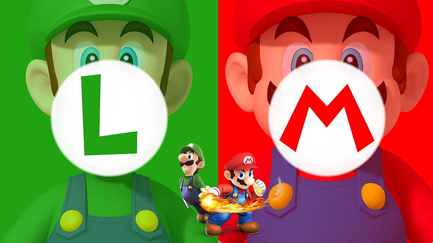 di Mario e Luigi, Super Mario e Luigi Sfondo HD