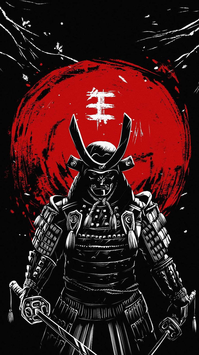 Samurai, seni, karakter fiksi wallpaper ponsel HD