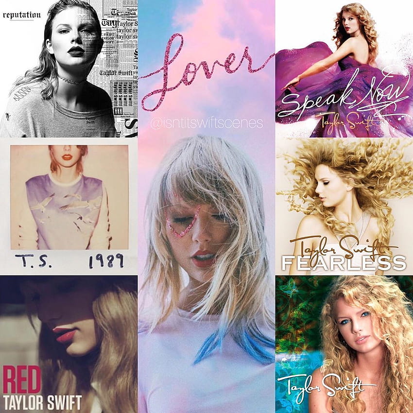 Which album cover is your favorite? I would say mine are Reputation and speak now deluxe. Taylor swift album, Taylor swift album cover, Taylor swift first album HD phone wallpaper