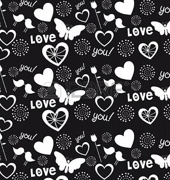Free and customizable heart wallpaper templates