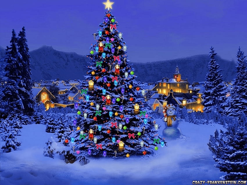 Other Christmas songs focus on more secular Christmas themes, such, Western Christmas HD wallpaper