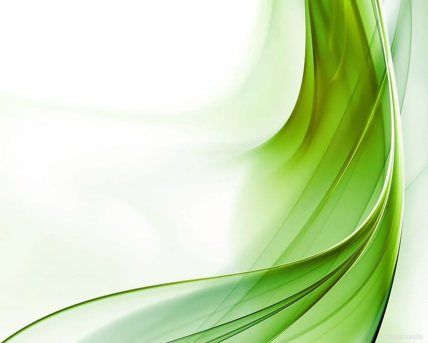Powerpoint テンプレートの緑の波の抽象的な背景。 背景デザイン, 緑の背景, フルーツ 高画質の壁紙
