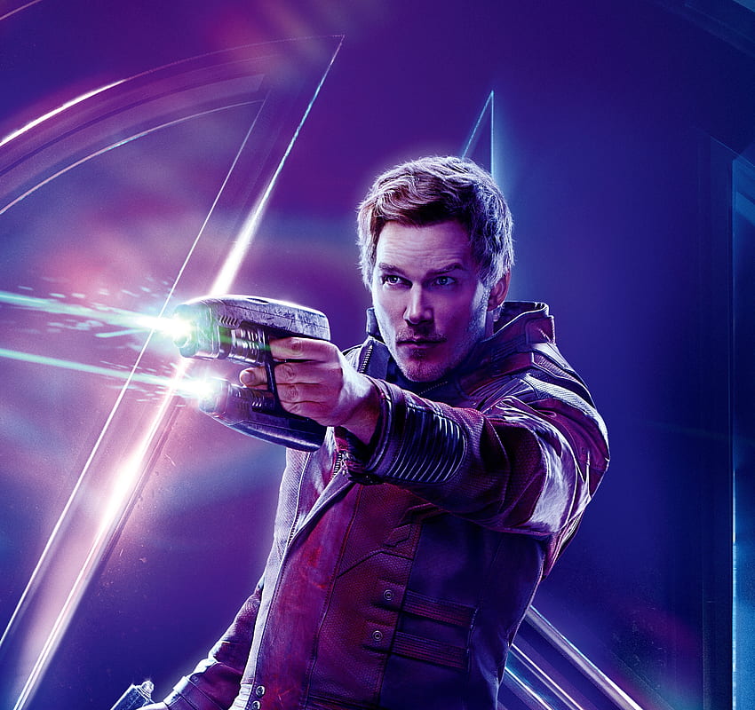 Avengers: infinity war, chris pratt, peter quill, Star-Lord, 2018 movie HD wallpaper