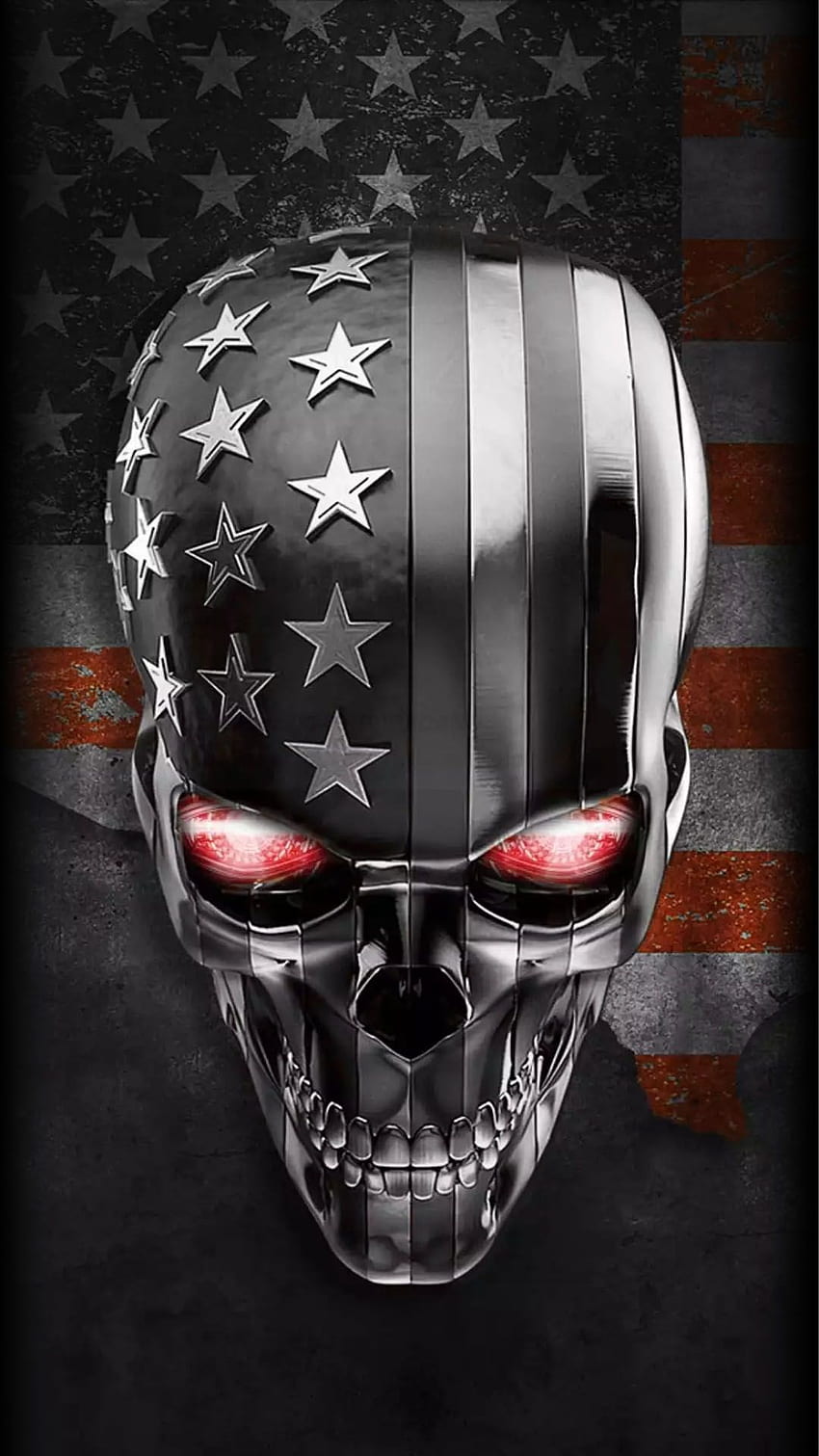 Обои на Телефон. Skull artwork, Skull , Skull, USA Skull HD phone wallpaper