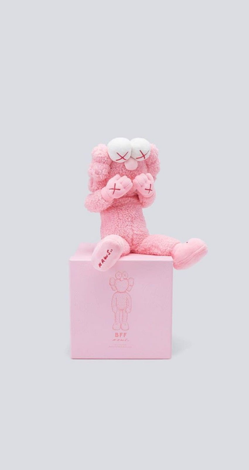Kaws  Pink Background Wallpaper Download  MobCup