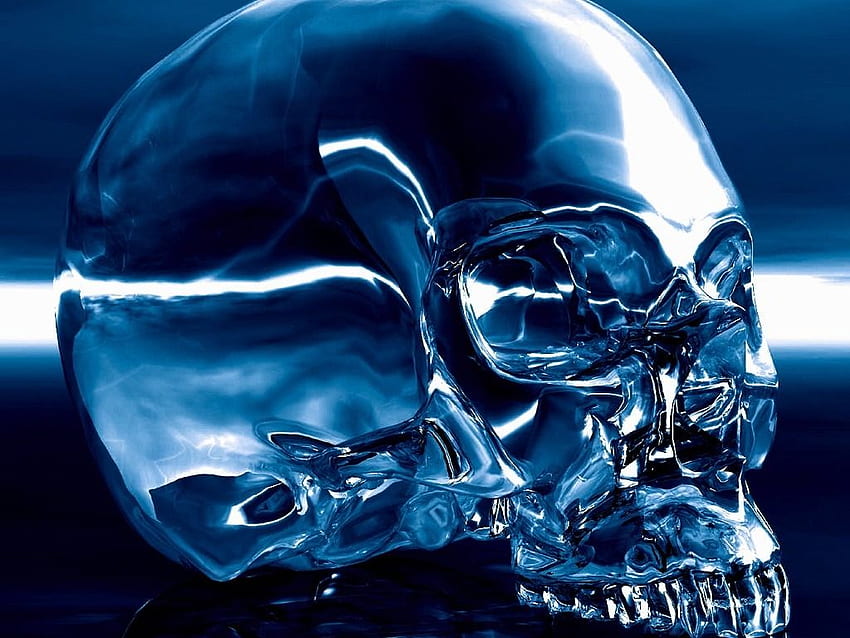 Blue Skull - Blue Skull - - - Tip, Cool Blue Skull HD wallpaper