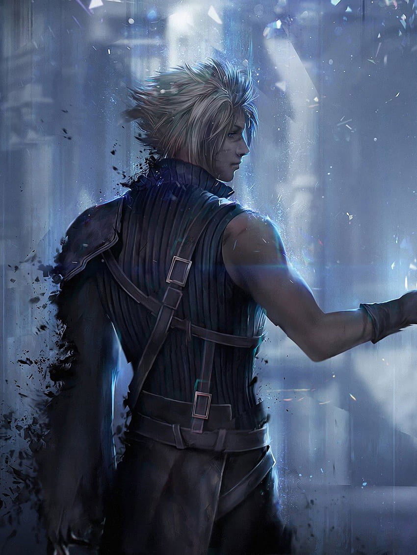 Cloud Strife Tifa Lockhart Final Fantasy 7 Remake fondo de pantalla del teléfono