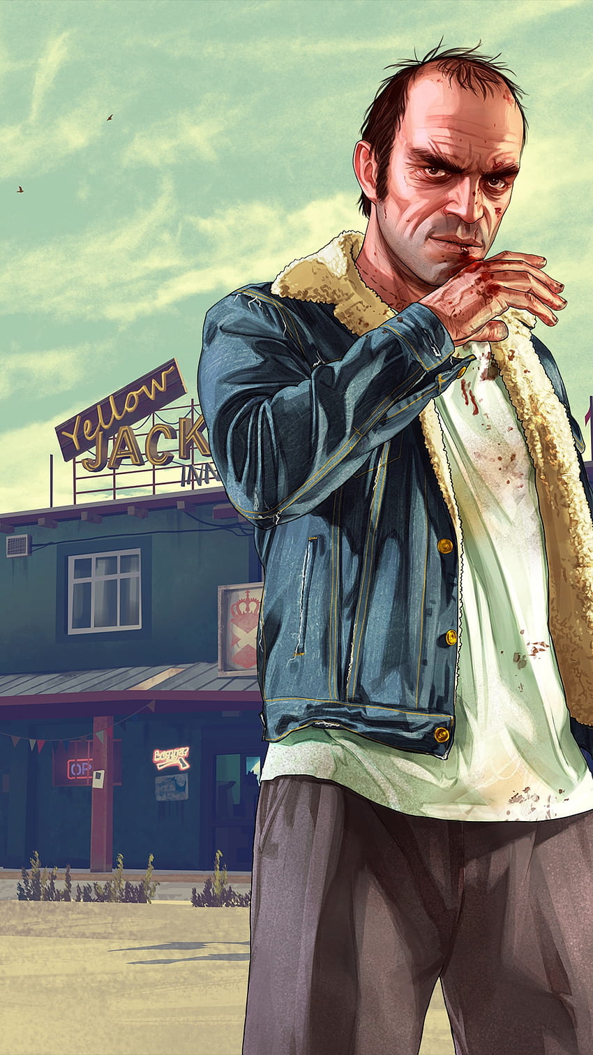 Gta 5, Trevor HD phone wallpaper