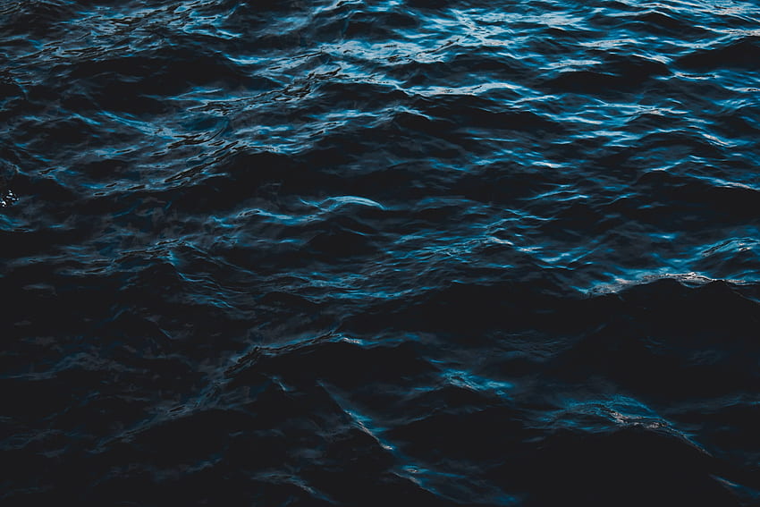 ธรรมชาติ น้ำ ทะเล คลื่น มืด ระลอก ระลอก พื้นผิว วอลล์เปเปอร์ HD