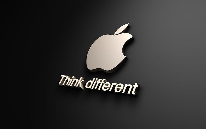 Logotipo fresco de Apple, logotipo de Skull Apple fondo de pantalla