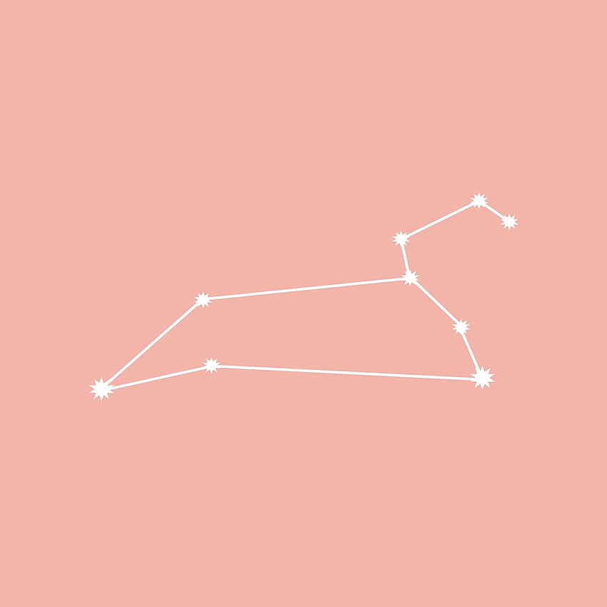 Leo Zodiac Constellation - Pink Rose Framed Art Print by astral spirits - Vector Black. Leo constellation tattoo, Framed art prints, Astrology aesthetic HD phone wallpaper