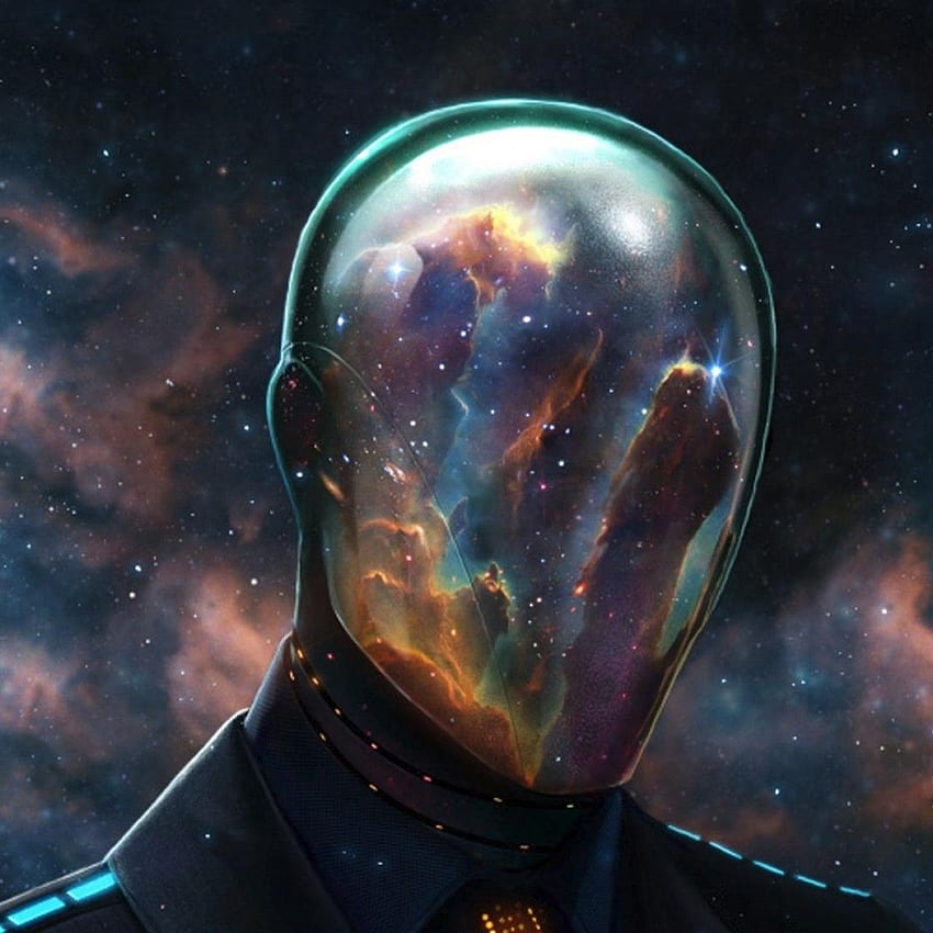 Dan Luvisi Last Man Standing Observable Universe masks space . Cool for , mobile, wid. Fermi paradox, Nebula, Art, 1280X1280 HD phone wallpaper
