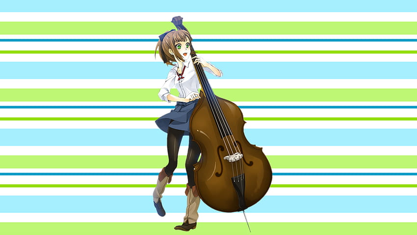 Music Girl Symphony Orchestra, Double Bass HD wallpaper