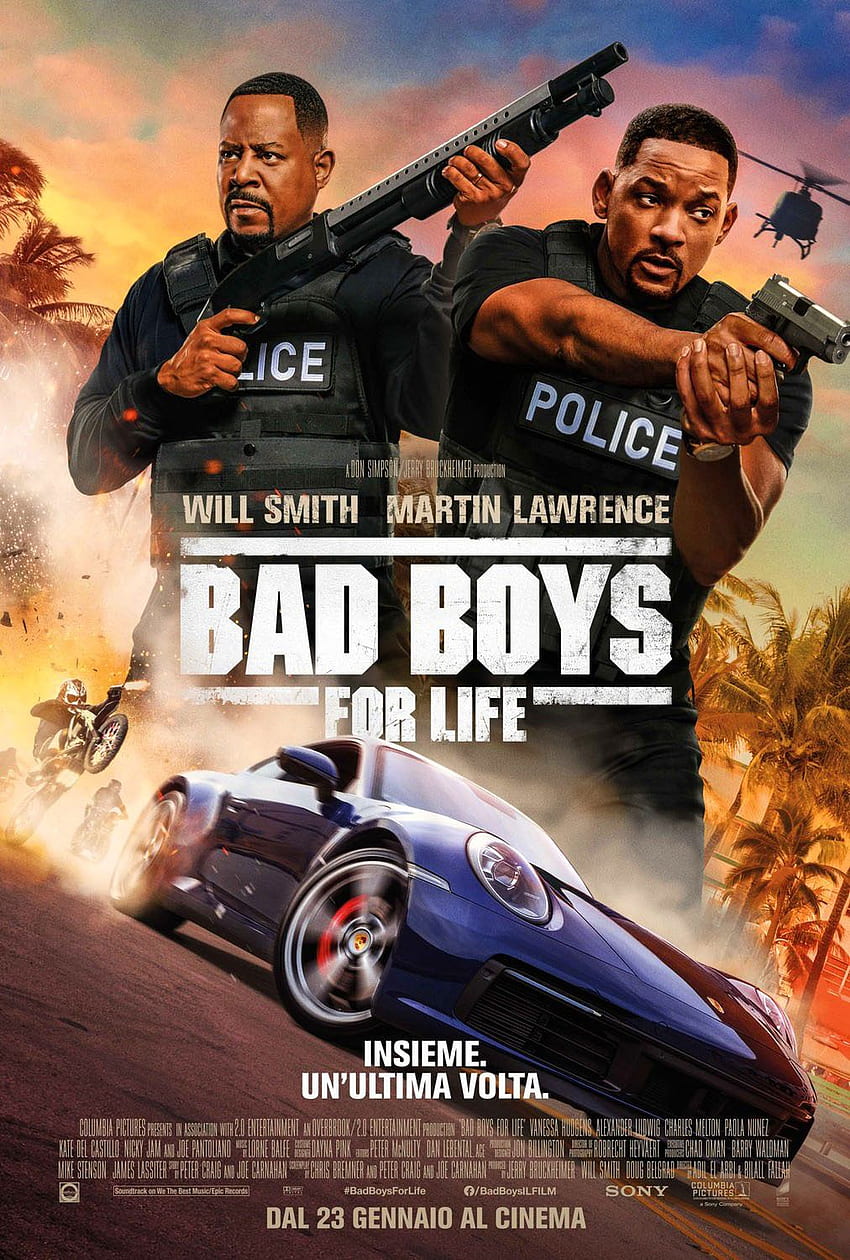 Bad Boys For Life : affiche internationale, film Bad Boys Fond d'écran de téléphone HD