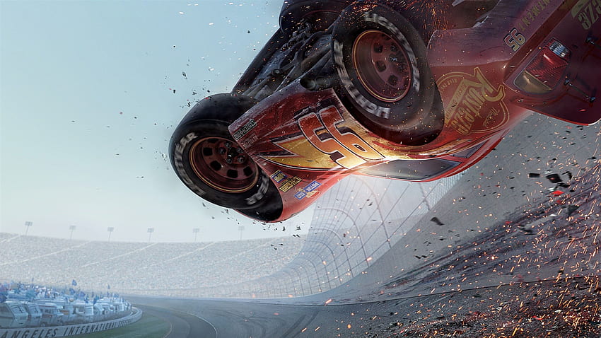 Cars 3, race car accident U HD wallpaper