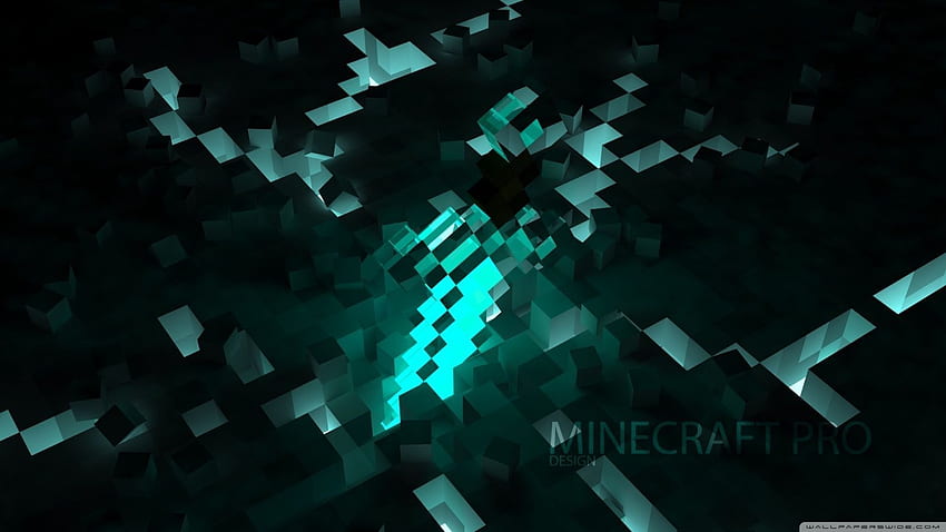 Minecraft Diamond Sword, cooles episches Minecraft HD-Hintergrundbild