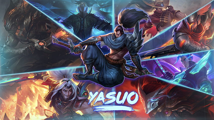 I created an all skins for Yasuo (True damage skin included) : YasuoMains, Battle Boss Yasuo HD wallpaper
