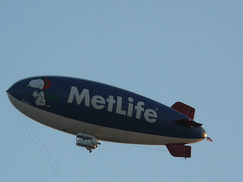 MetLife Blimp, Flug, Luftfahrt, Luftschiffe, Luftschiffe HD-Hintergrundbild