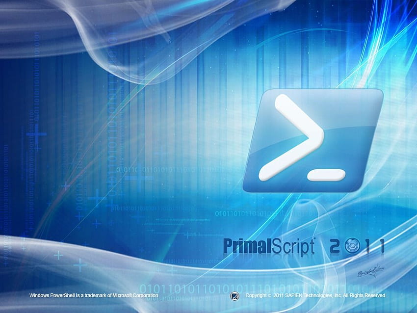 PowerShell Script Set HD wallpaper