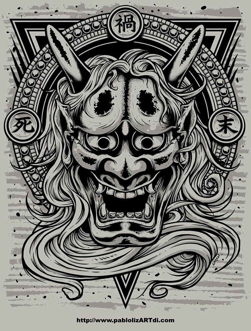 Japanese Demon. . Japanese, Tattoo and Masking, Japanese Demon Art HD phone wallpaper