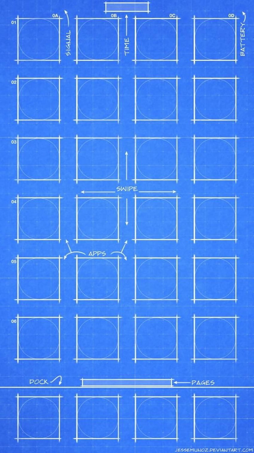 設計図 (iPhone 8、7、6) Uber HD電話の壁紙