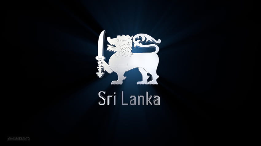 Sinhala - bandeira do Sri Lanka - e fundo, Sri Lanka papel de parede HD