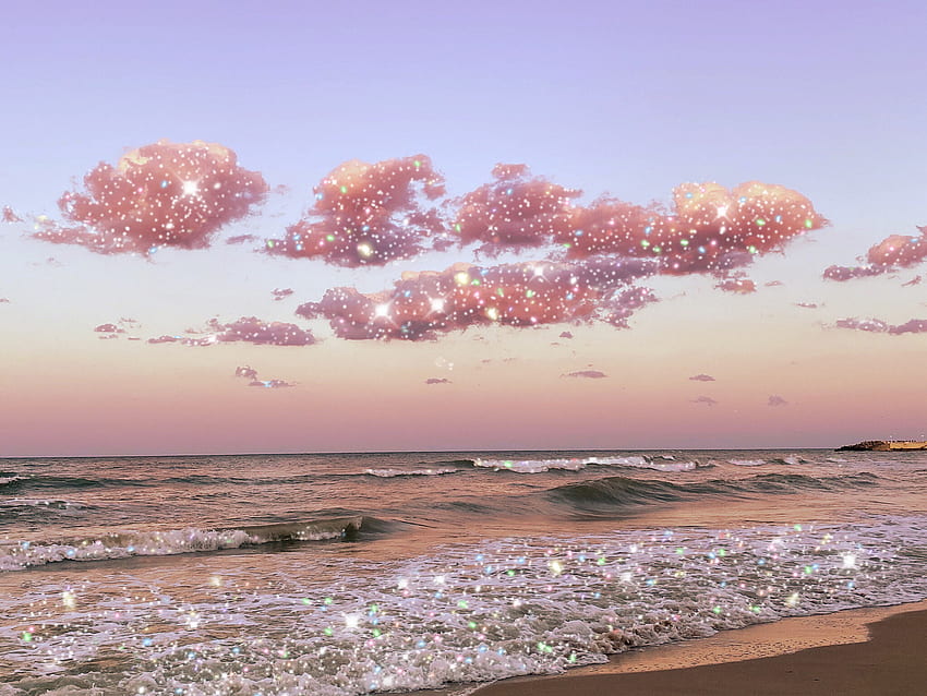 about glitter. See more about aesthetic, glitter and sparkle, Sparkly Ocean HD wallpaper