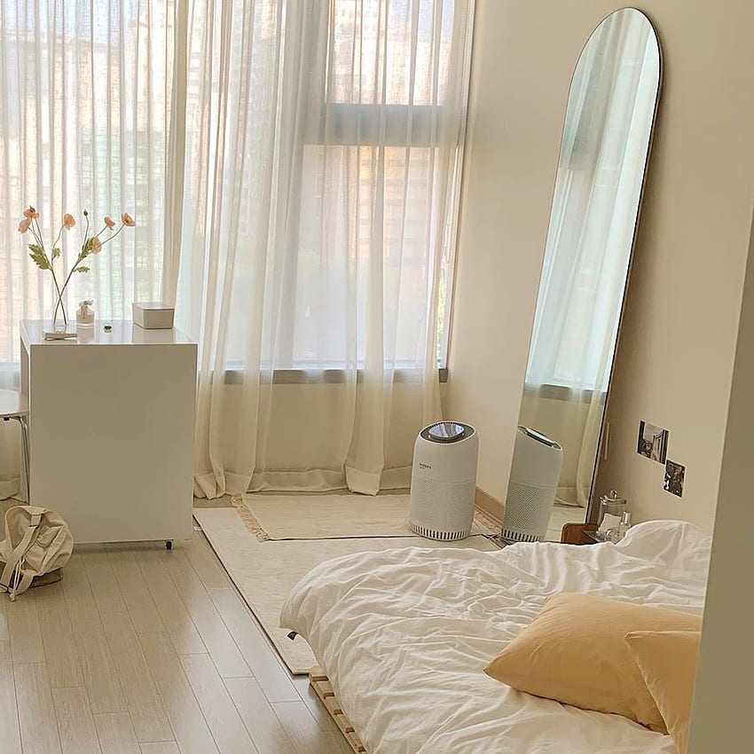 3,018 次赞、 7 条评论 - 원룸꾸미기 아니고 원룸만들기 在 Instagram 发布：“저희 어머니 머플러 겨울에는 돌려주셔야해요.. in 2020. Minimalist room, Aesthetic rooms, Home office bedroom HD phone wallpaper