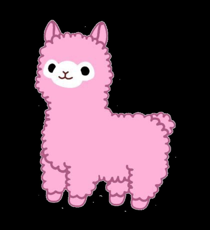 Llama Kawaii Png - Pink Alpaca -, Cute Alpaca HD phone wallpaper