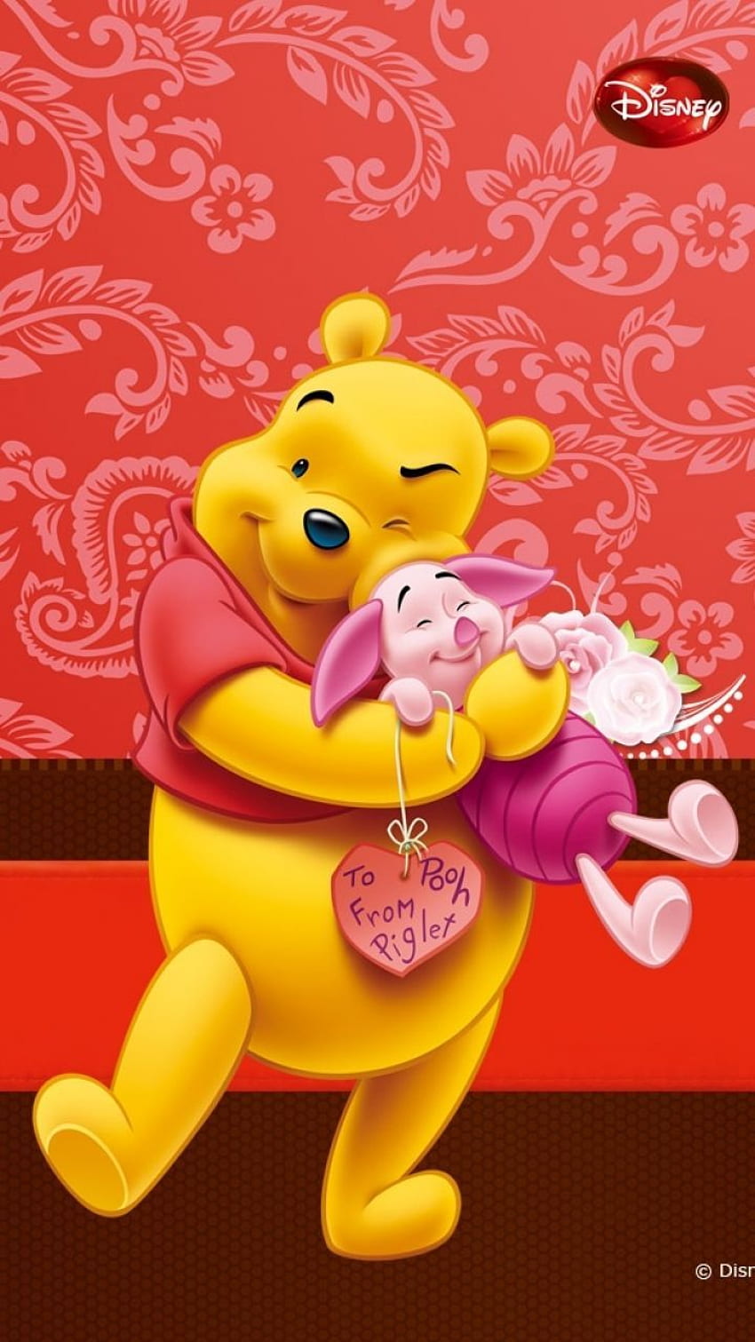 곰돌이 푸우 아이폰, 만화, 애니메이션, 장난감, 노랑, 봉제인형, Cute Winnie the Pooh HD 전화 배경 화면