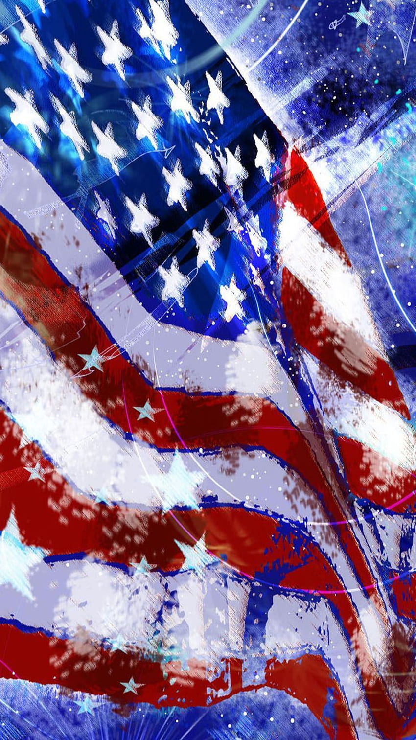 Download Statue Of Liberty American Flag Iphone Wallpaper  Wallpaperscom