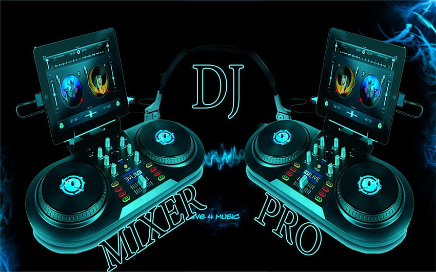 Cool Dj 3D, Meja Putar DJ Digital Wallpaper HD