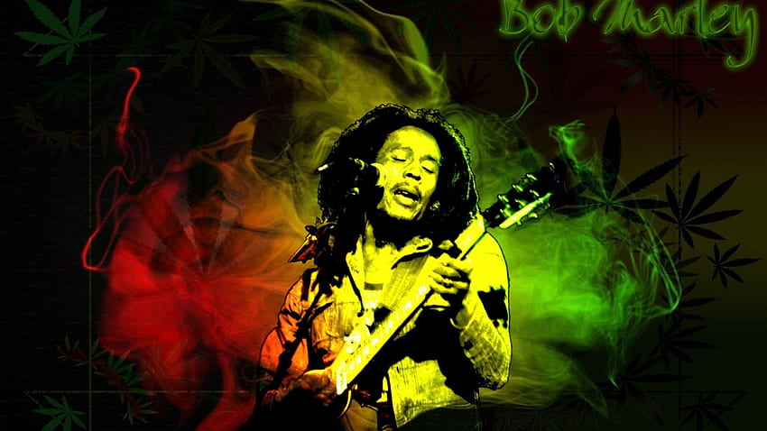 โปสเตอร์ Bob Marley One Love Rasta บ็อบ มาร์เลย์ โปสเตอร์บ็อบ มาร์เลย์ บ็อบ มาร์เลย์ วอลล์เปเปอร์ HD