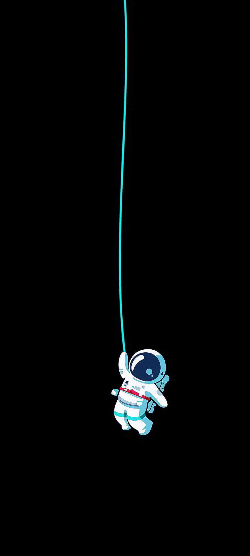 Космонавт, електриково синьо, лакът, пространство HD тапет за телефон