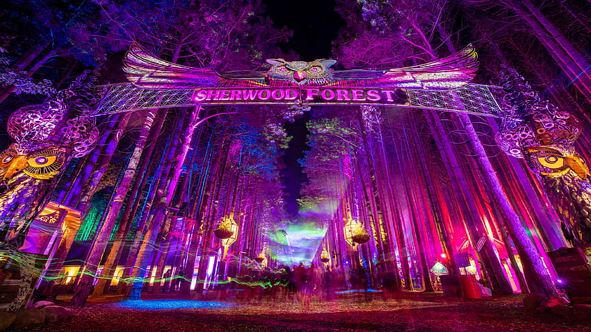 Electric Forest, Electric Purple HD тапет