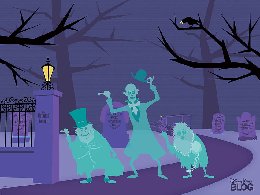 Disney Haunted Mansion , Creepy Disney HD wallpaper