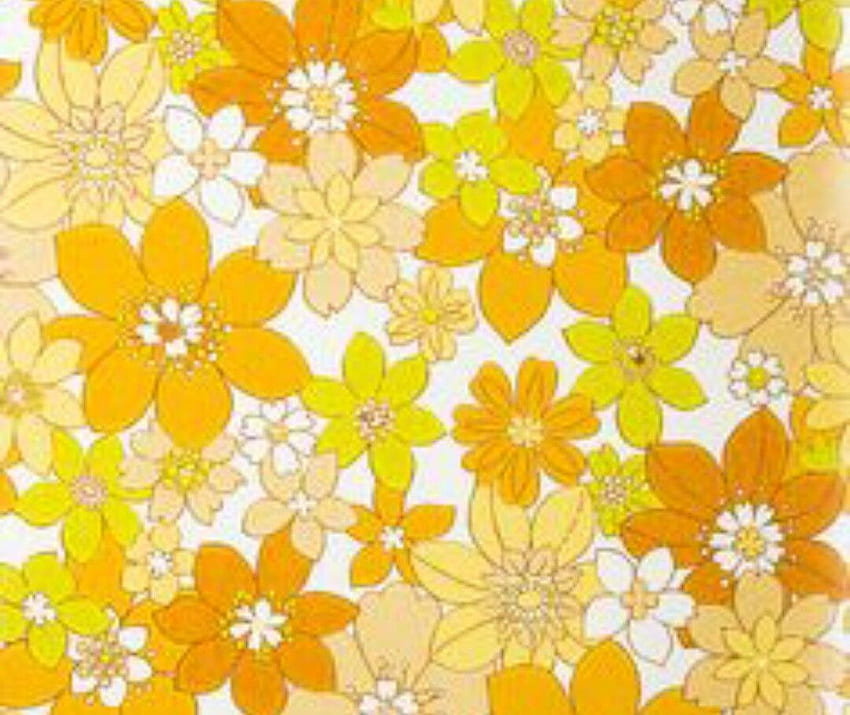 Download 70s floral retro inspired fashion Wallpaper  Wallpaperscom