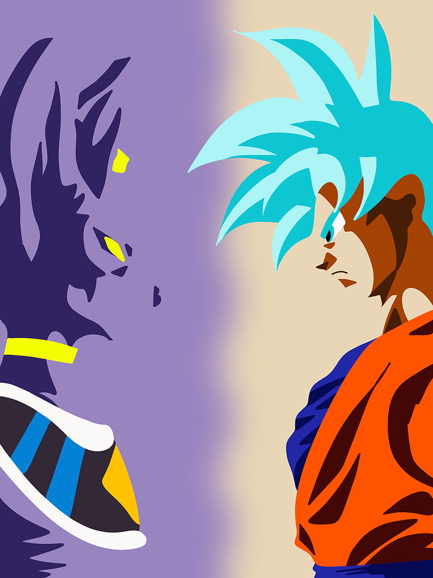 Goku Vs Beerus, Goku vs Lord Beerus HD phone wallpaper