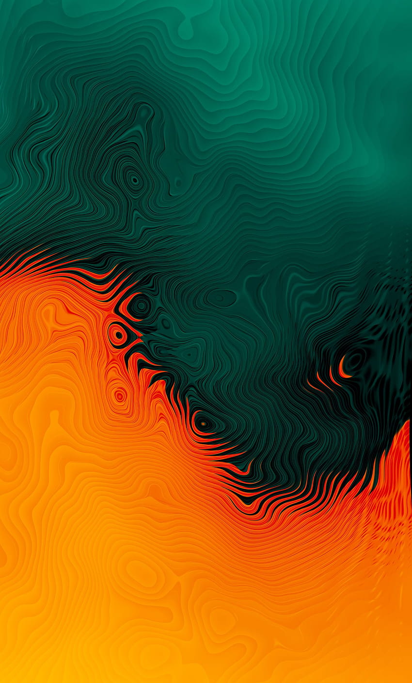 Orange Green Abstract iPhone , , Background, and HD phone wallpaper