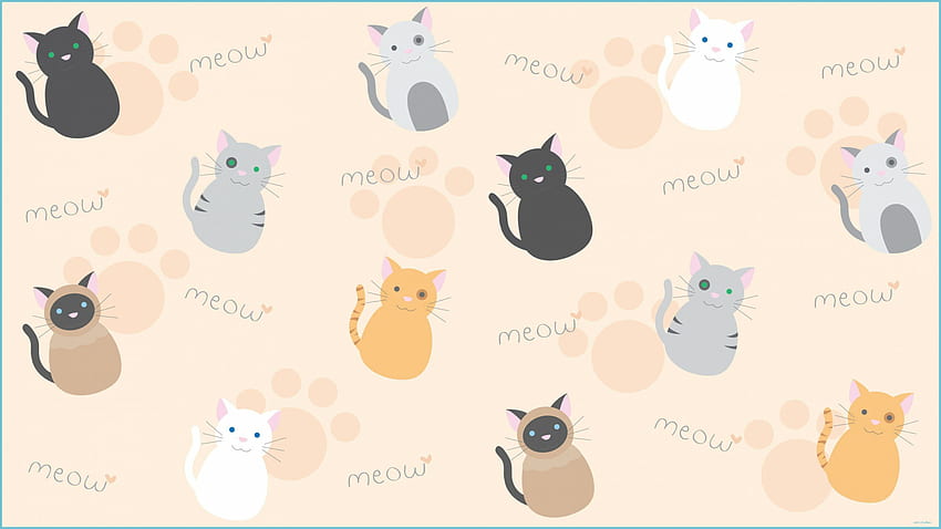 Kartun Kucing Macbook - Kucing Kartun, Komputer Kucing Kartun Wallpaper HD