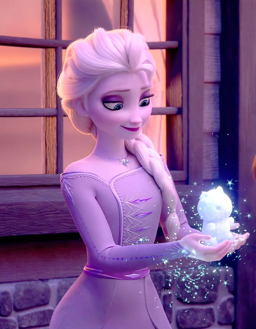 Elsa congelata Disney, Elsa rosa congelata Sfondo del telefono HD