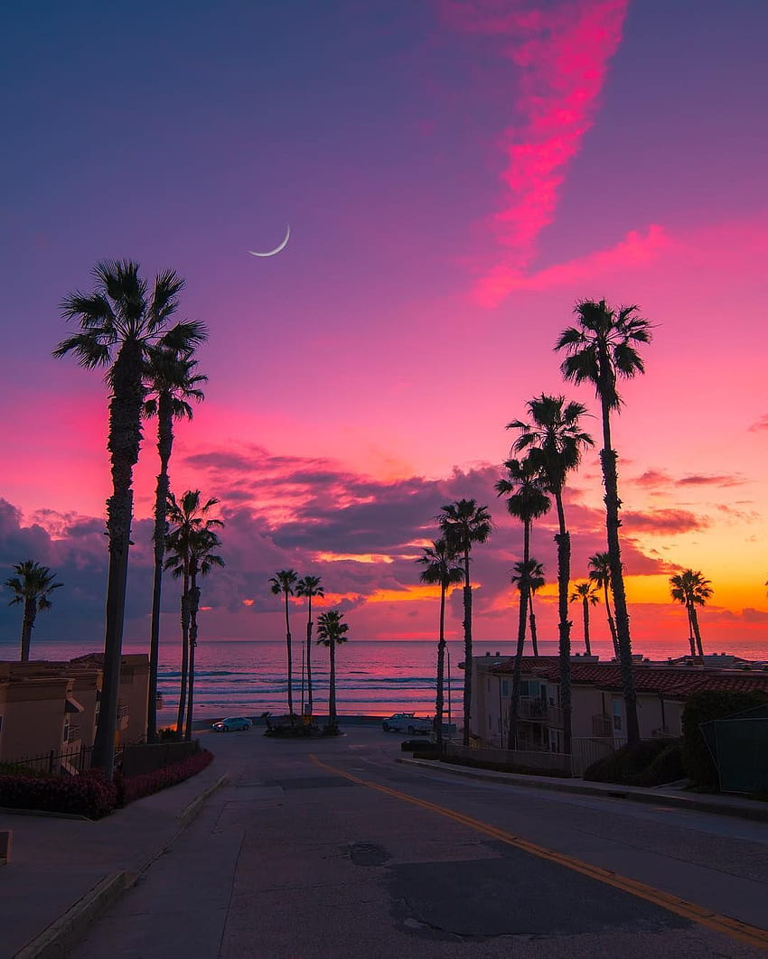 California sunset aesthetic HD wallpapers | Pxfuel