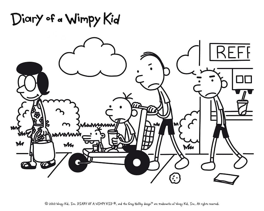 Heffley Family. Diary of a Wimpy Kid HD wallpaper
