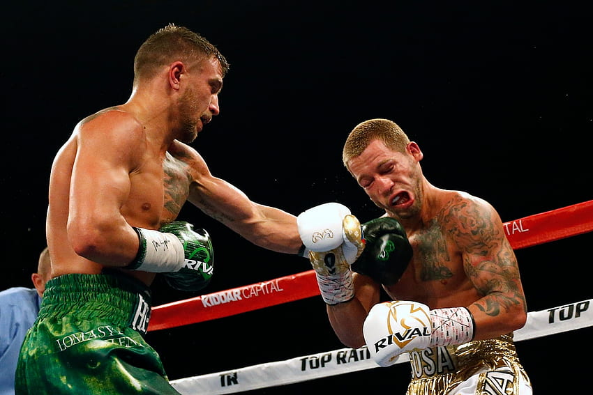 Vasyl Lomachenko made four consecutive opponents quit during their fight as Teofimo Lopez aims to stop dominant Ukrainian HD wallpaper