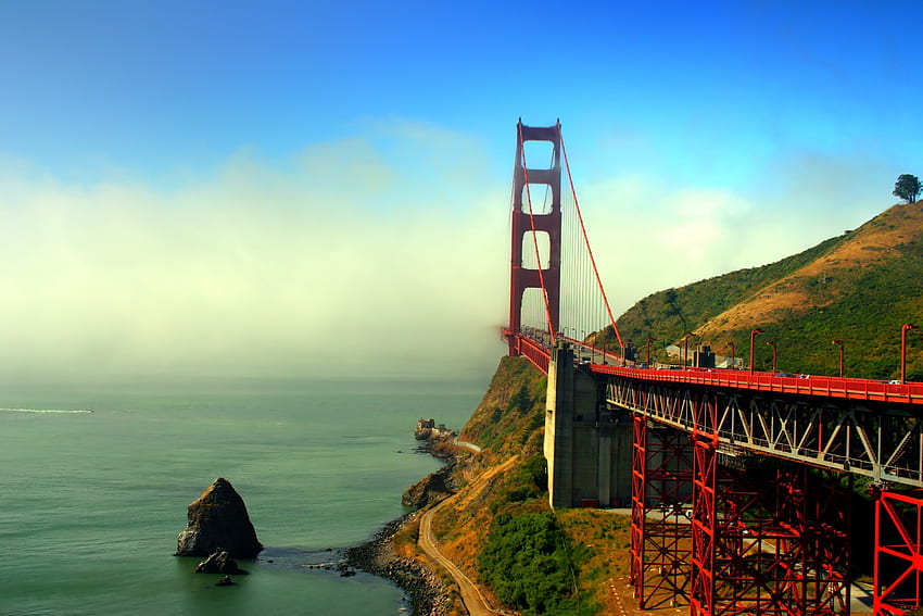 Golden Gate Bridge, san, dourado, portão, ponte, francisco papel de parede HD