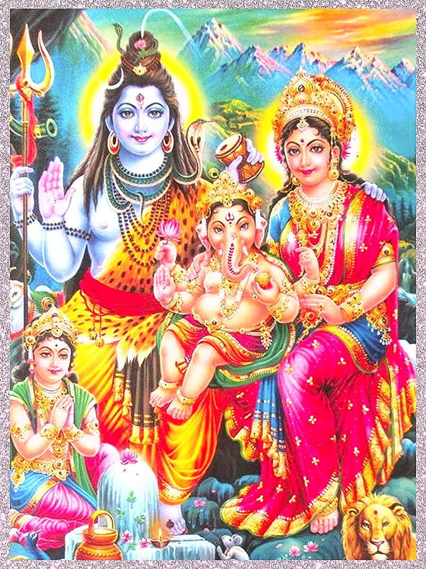 Siva Parvathi, Lord Shiva Parvati HD phone wallpaper | Pxfuel