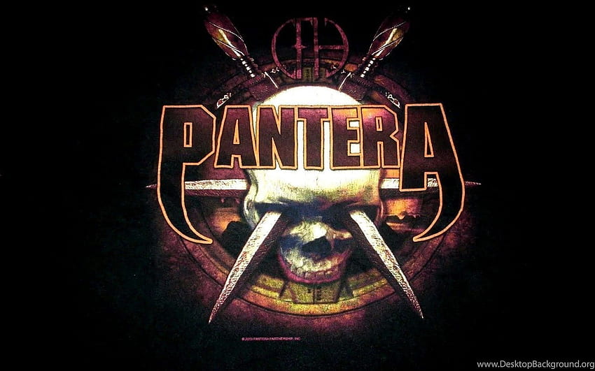 PANTERA Thrash Metal Heavy Dark Skull G Фон HD тапет