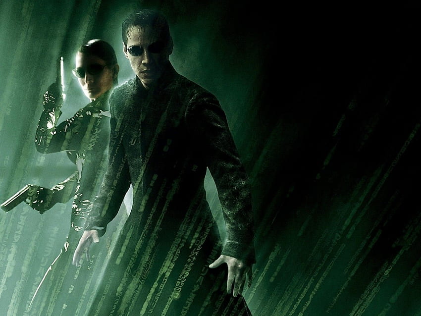 The Matrix, Filme, The Matrix Revolutions, Neo, Keanu Reeves, Trinity, Carrie Anne Moss / und mobiler Hintergrund HD-Hintergrundbild