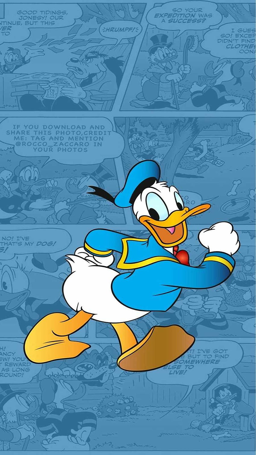 Kaczor Donald, iPhone Kaczor Donald Disneya Tapeta na telefon HD